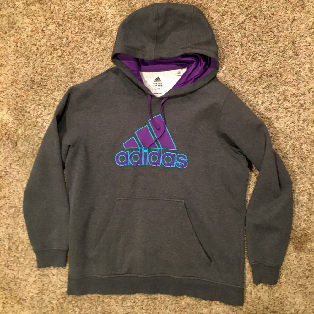 ADIDAS MENS PULLOVER HOODIE